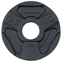 Диск Torneo стальной 0.5 кг (1050-5) черный