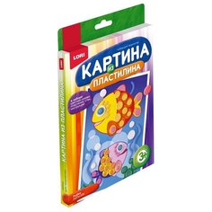 Пластилин LORI Картина из пластилина - Рыбки (Пз/Пл-005)