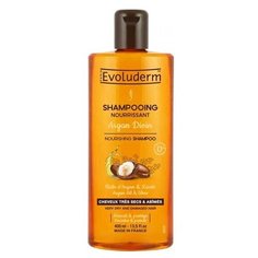 Evoluderm Шампунь для сухих и поврежденных волос Argan Divin Shampooing Nourrissant 400 мл