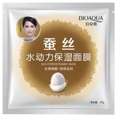 BioAqua тканева маска Silk Hydrodynamic с экстрактом шелка, 30 г