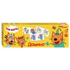 Настольная игра Step puzzle Домино Три кота