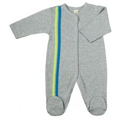 Комбинезон lucky child размер 20 (62-68), серый/голубой