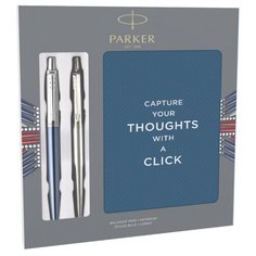 Канцелярский набор PARKER Jotter Core K61/K63 (2062782), 3 пр., голубой/серебристый