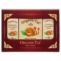 Набор Organic TAI пенка для умывания "С экстрактом улитки" 60 мл, тоник для лица "С экстрактом улитки" 60 мл, маска для лица "С экстрактом улитки" 50 мл