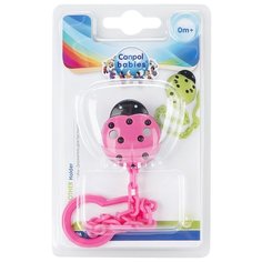 Держатель пустышки Canpol Babies 10/873 0 м (1 шт.) розовый