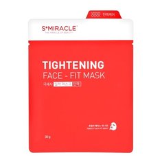 LS Cosmetic тканевая маска S+miracle Tightening Face Fit подтягивающая, 30 г