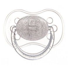 Пустышка латексная классическая Canpol Babies Moonlight 6-18 м (1 шт) серебристый