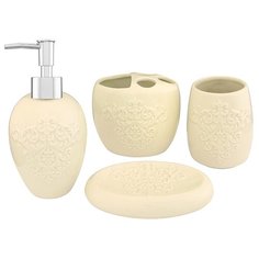 Набор для ванной Elan gallery 4 предмета для ванной молочный