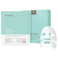 Cremorlab Aqua Tank Hydro Plus Water-full Mask интенсивно увлажняющая маска с морским коллагеном, 25 г, 5 шт.
