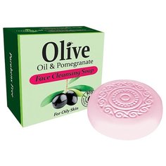 HerbOlive Мыло для умывания с с экстрактом граната для жирной кожи, 100 г