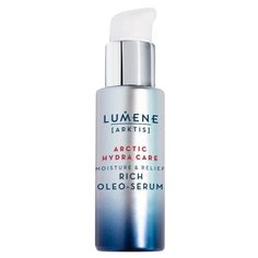 Lumene Arktis Moisture and Relief Rich Oloe-serum Увлажняющее и успокаивающее насыщенное масло-сыворотка для лица, 30 мл