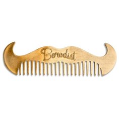 Расческа для усов и бороды Borodist Бронзовая в форме усов
