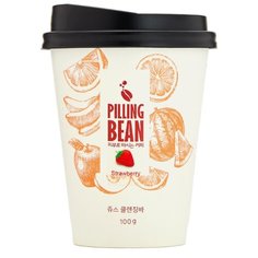 Pilling Bean очищающее мыло для лица и тела Strawberry, 100 мл
