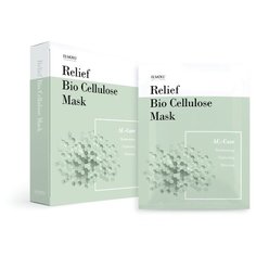 ELMOLU тканевая маска анти-акне Relief Bio Cellulose Mask AC-Care, 28 г, 5 шт.