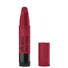 GOSH Помада для губ Kiss Me! Matt Lips, оттенок 007 Scarlet Kiss
