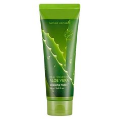 NATURE REPUBLIC ночная маска с алоэ Real squeeze Aloe vera sleeping pack, 160 мл