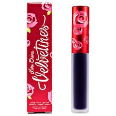 Lime Crime Жидкая помада для губ Velvetines матовая, оттенок Blue Flame