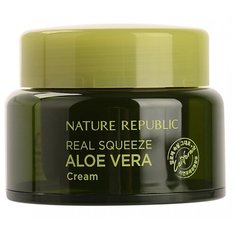 NATURE REPUBLIC Real Squeeze Aloe Vera Cream Крем для лица с экстрактом алоэ вера, 50 мл