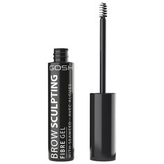 GOSH Гель для бровей скульптурирующий Fibre Gel 002, каштановый