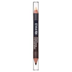 Eylure карандаш+хайлайтер Brow Contour, оттенок 10 Dark Brown