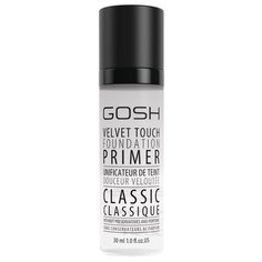 GOSH Основа для макияжа Velvet Touch Foundation Primer Classic 30 мл прозрачный