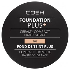 GOSH крем-пудра Foundation Plus+ Creamy Compact, 9 г, оттенок: 006 honey