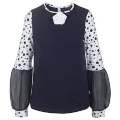 Блузка Nota Bene размер 128, темно-синий