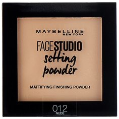 Maybelline Face Studio пудра компактная Setting Powder матирующая фиксирующая 012 nude