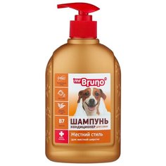 Шампунь -кондиционер Mr.Bruno №3 Жесткий стиль для собак с жесткой шерстью 350 мл