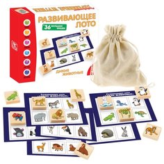 Настольная игра АНДАНТЕ Лото Дикие животные
