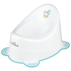 KidWick горшок Улитка белый/бирюзовый