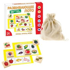 Настольная игра АНДАНТЕ Лото Овощи, фрукты, ягоды