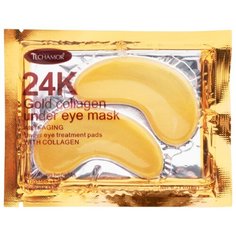 Techamor Патчи 24K Gold collagen under eye mask (2 шт.)