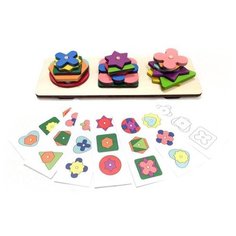 Головоломка Крона Собери узор (170-007) разноцветный