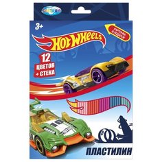 Пластилин CENTRUM Hot Wheels 12 цветов (88620)