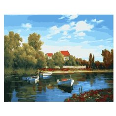 Color Kit Картина по номерам "Лодочные прогулки" 40х50 см (CG932)