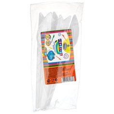 Celesta Ножи одноразовые пластиковые 16,5 см (12 шт.) белый