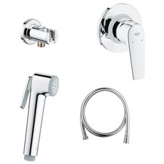 Смеситель для биде Grohe BauFlow 124900 однорычажный встраиваемый лейка в комплекте хром