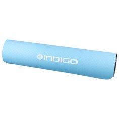 Коврик (ДхШхТ) 173х61х0.5 см Indigo IN106 голубой/черный