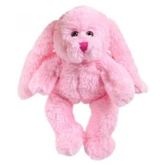 Мягкая игрушка ABtoys Кролик розовый 15 см