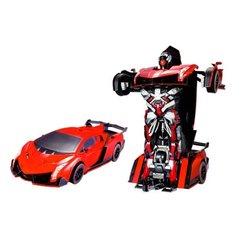 Робот-трансформер 1 TOY Спорткар красный