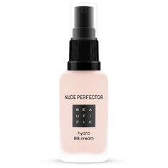 BEAUTIFIC BB крем Nude Perfector, 30 мл, оттенок: 02 теплый бежевый