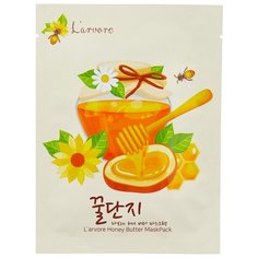 Larvore Тканевая маска с медом и пептидами Honey butter mask pack, 25 г L’Arvore