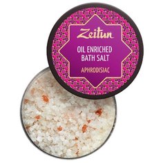 Zeitun Соль для ванн Афродизиак с маслами розы, сандала и нероли 250 мл Зейтун