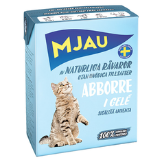 Корм для кошек Mjau (0.38 кг) 1 шт. Мясные кусочки в желе - Окунь