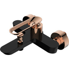 Смеситель для ванны Bien Hermes черный-розовое золото (BB01009406)