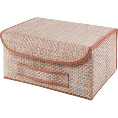 Коробка для хранения с крышкой Casy Home Bo-022 коричневая