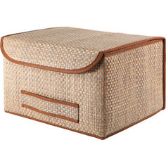 Коробка для хранения с крышкой Casy Home ВО-042 коричневая