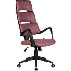 Кресло Riva Chair RCH Sakura черный пластик, ткань фьюжн терракота(190)