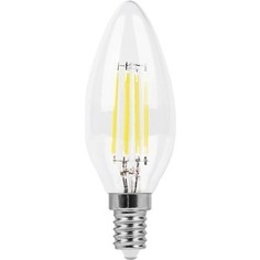 Лампа светодиодная филаментная Feron LB-713 38008 E14 11W 4000K Свеча Прозрачная